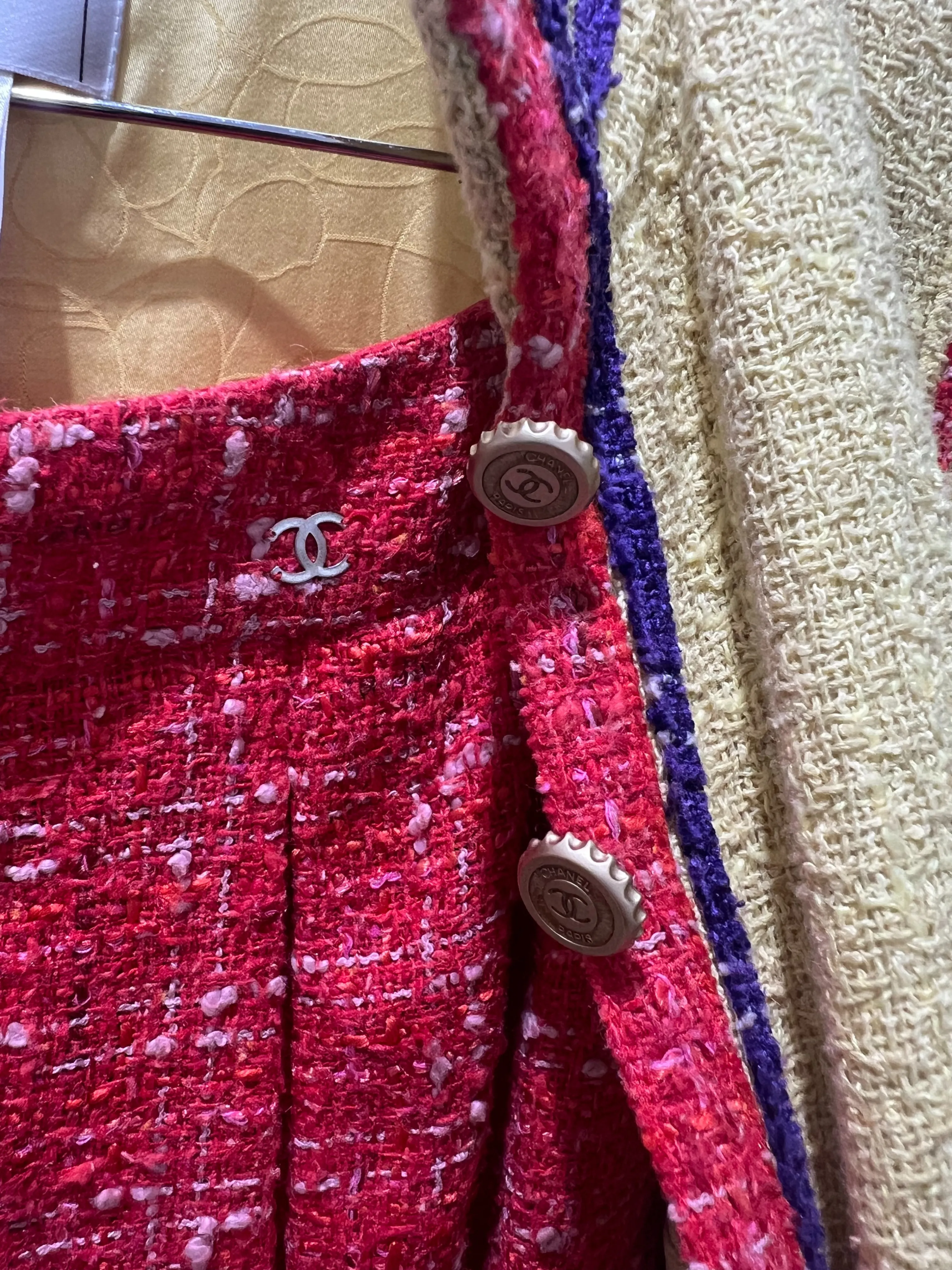 Chanel Spring 2006 Tweed Jacket and Skirt Set