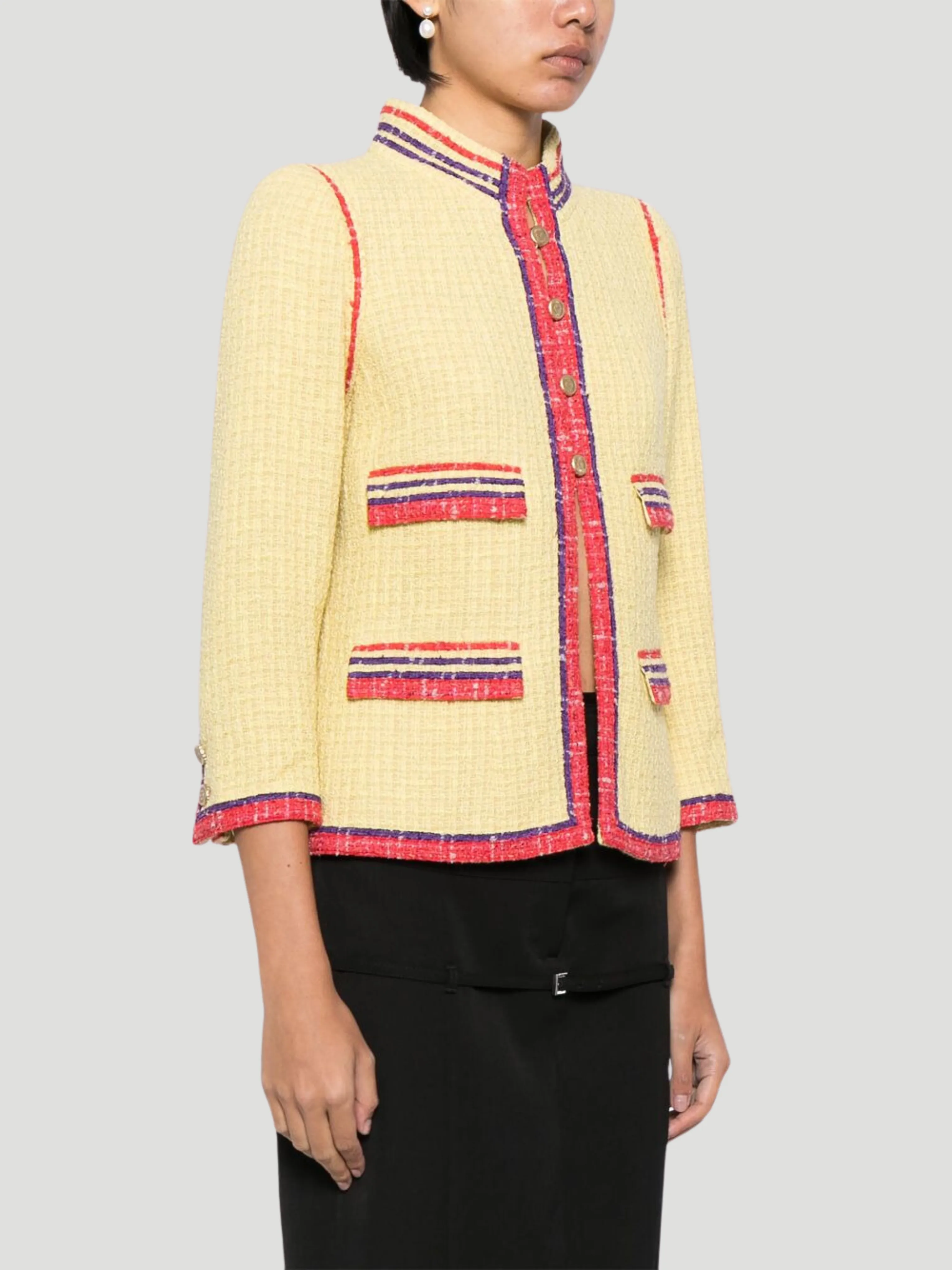 Chanel Spring 2006 Tweed Jacket and Skirt Set