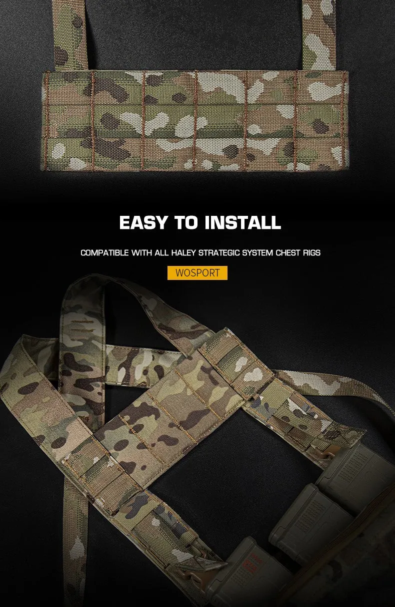 Chest Rig Molle Expansion Plate - Ranger Green