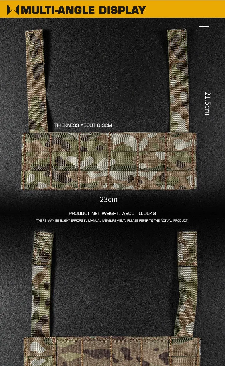 Chest Rig Molle Expansion Plate - Ranger Green