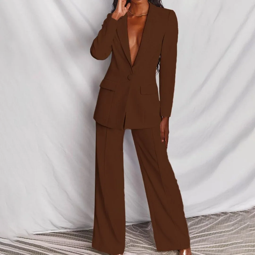 Chic Leotine™ Blazer and Pants Set