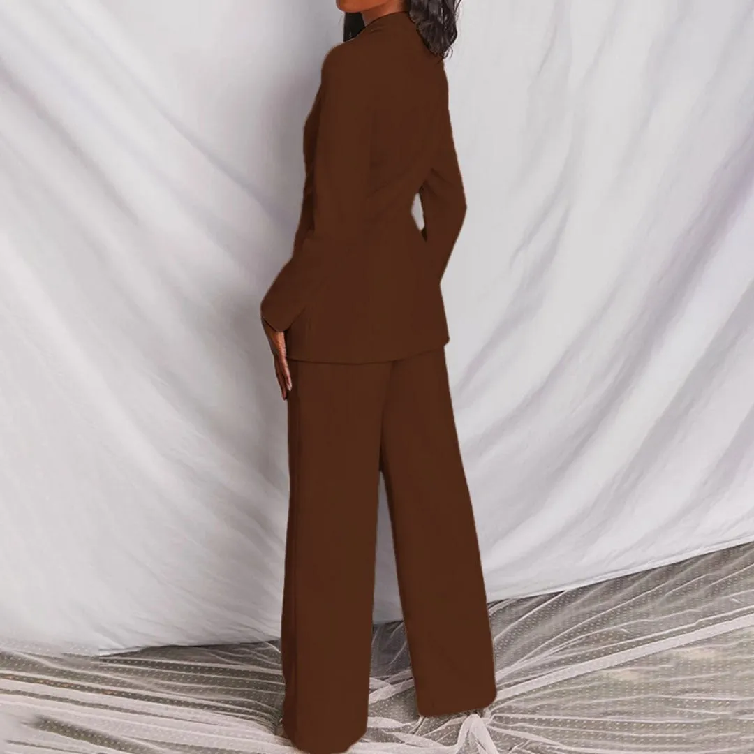 Chic Leotine™ Blazer and Pants Set