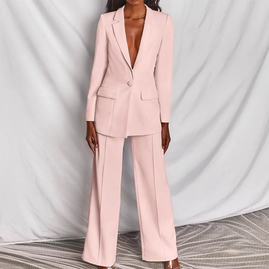 Chic Leotine™ Blazer and Pants Set