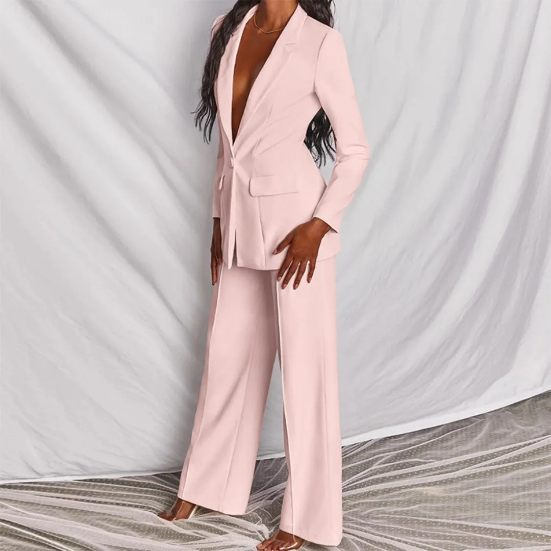 Chic Leotine™ Blazer and Pants Set