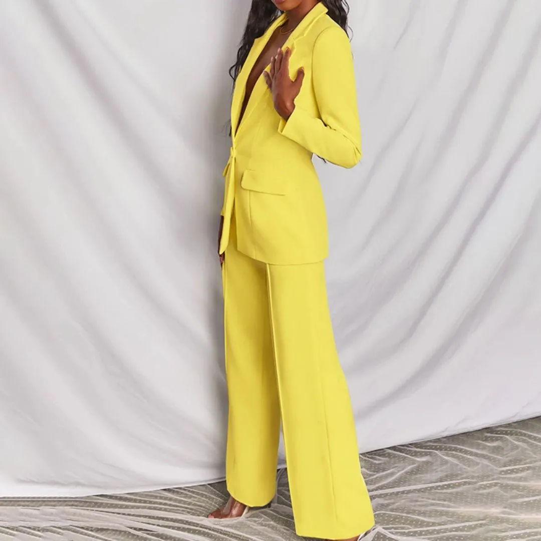 Chic Leotine™ Blazer and Pants Set