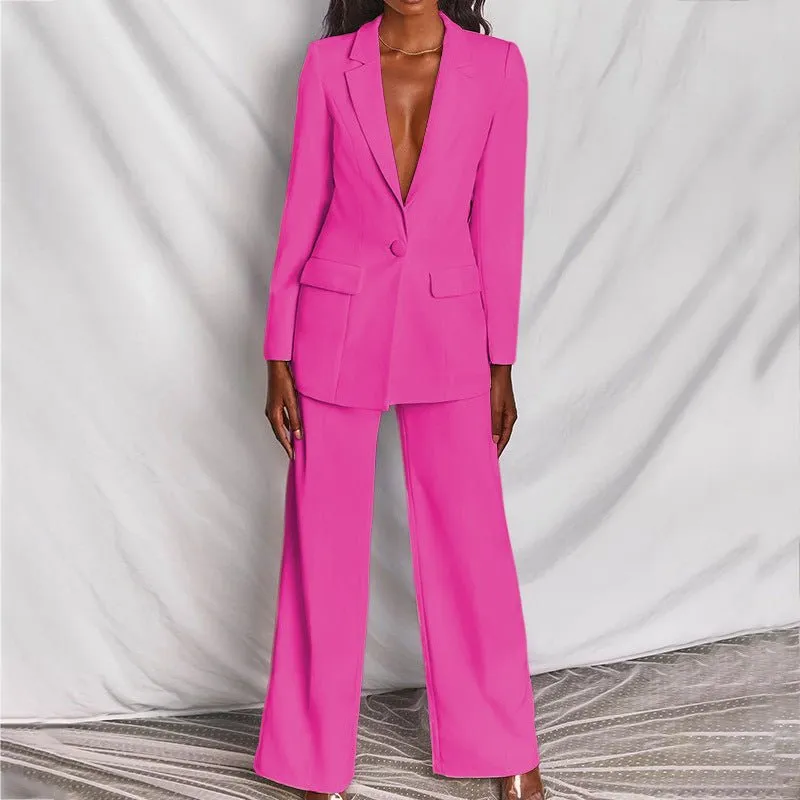 Chic Leotine™ Blazer and Pants Set