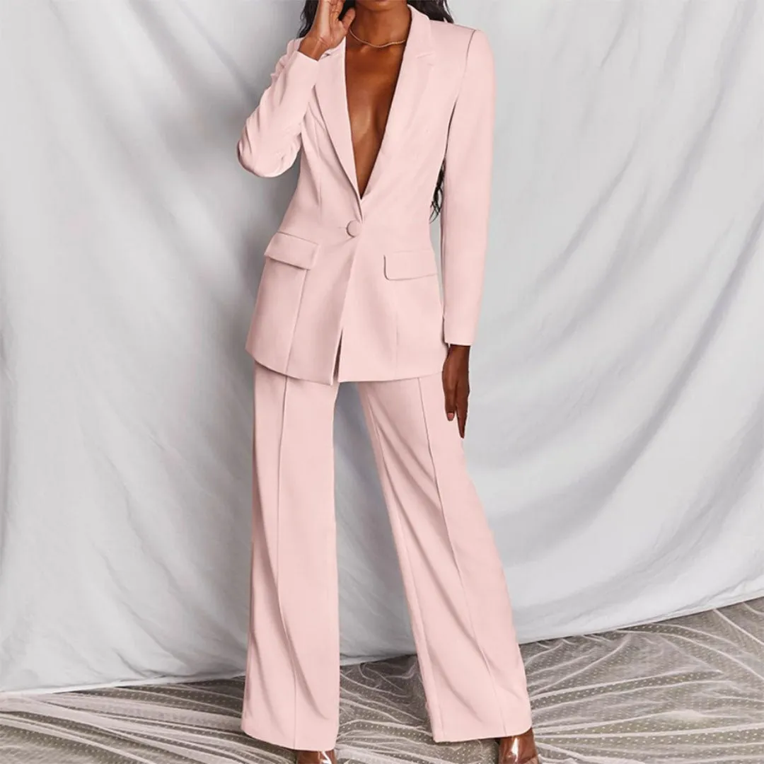 Chic Leotine™ Blazer and Pants Set