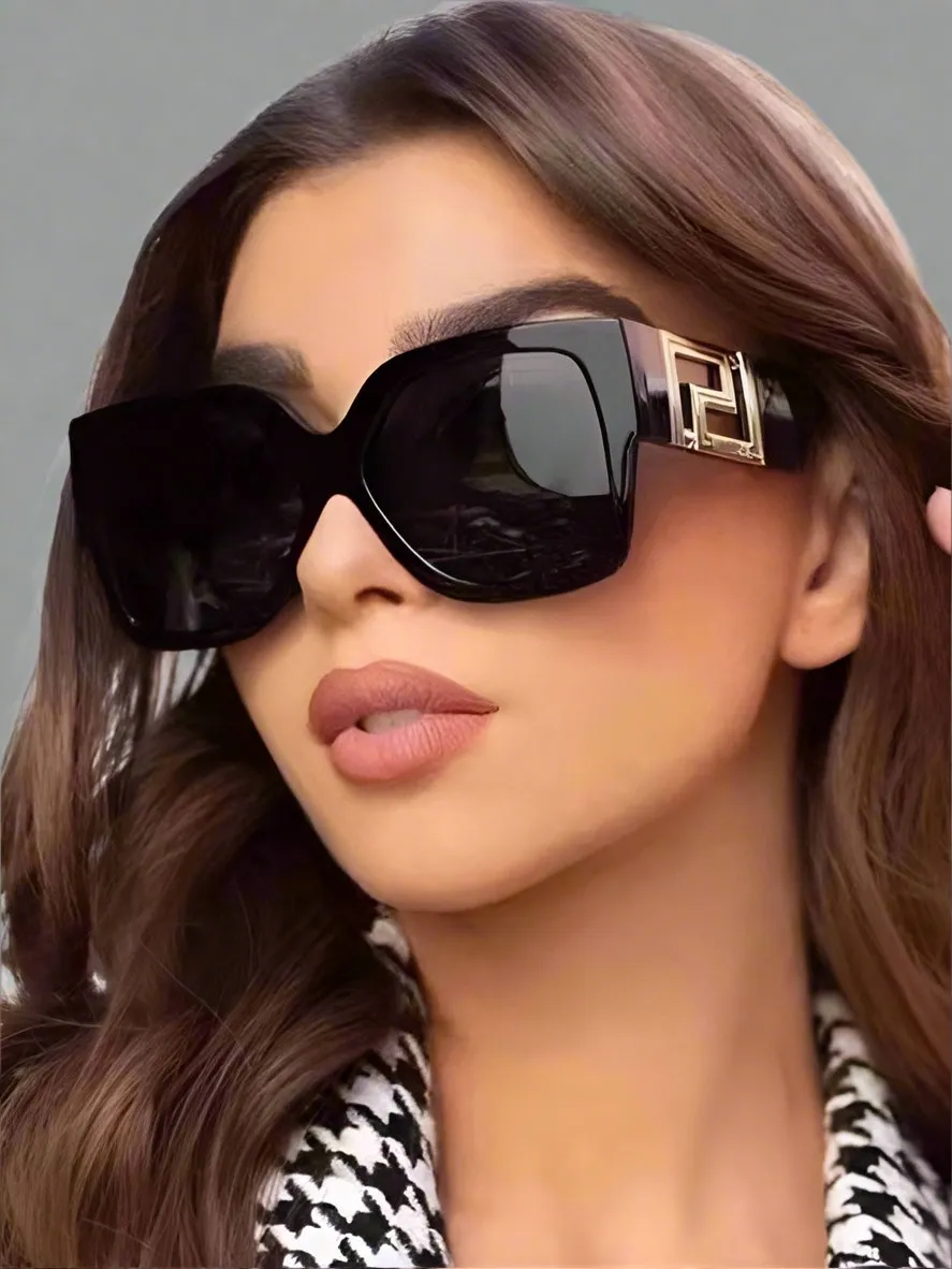 Chic Oversized Square Geometric Fashion Sunglasses