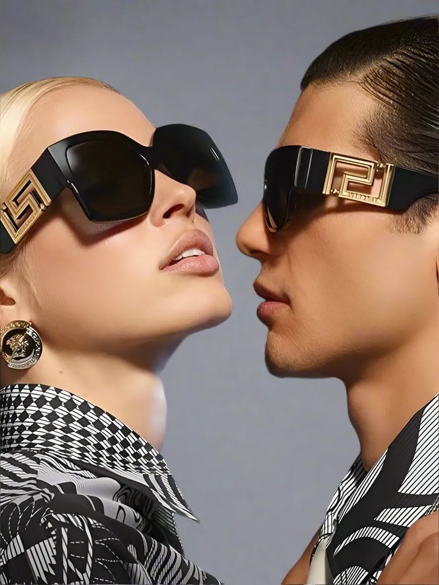 Chic Oversized Square Geometric Fashion Sunglasses