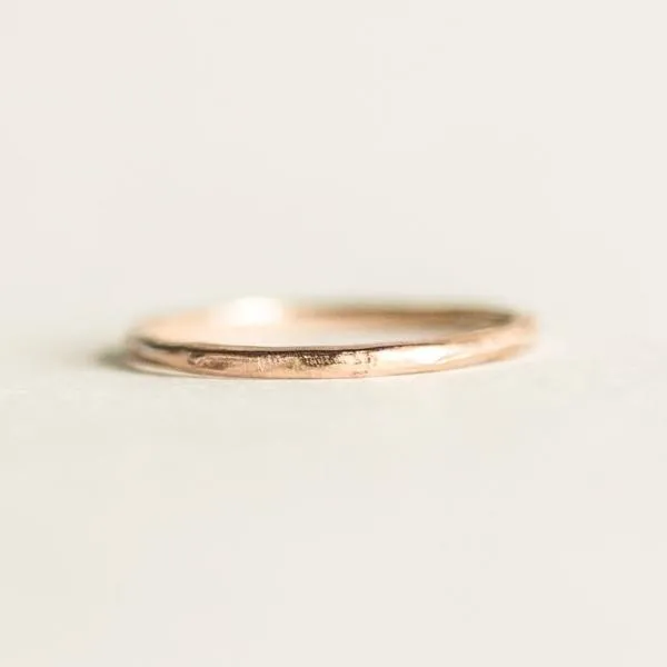 Classic Round Light Gold Ring
