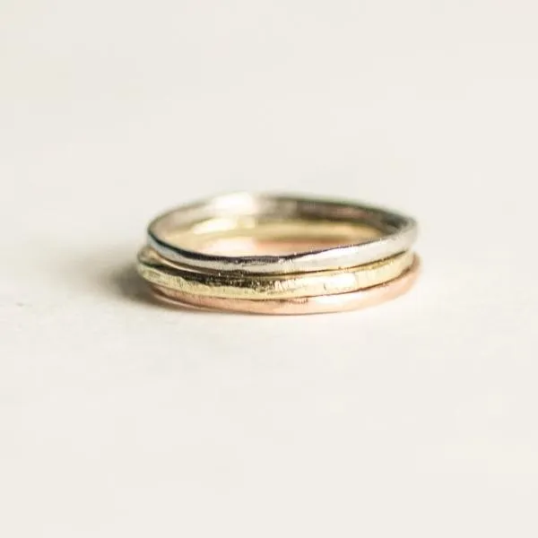 Classic Round Light Gold Ring