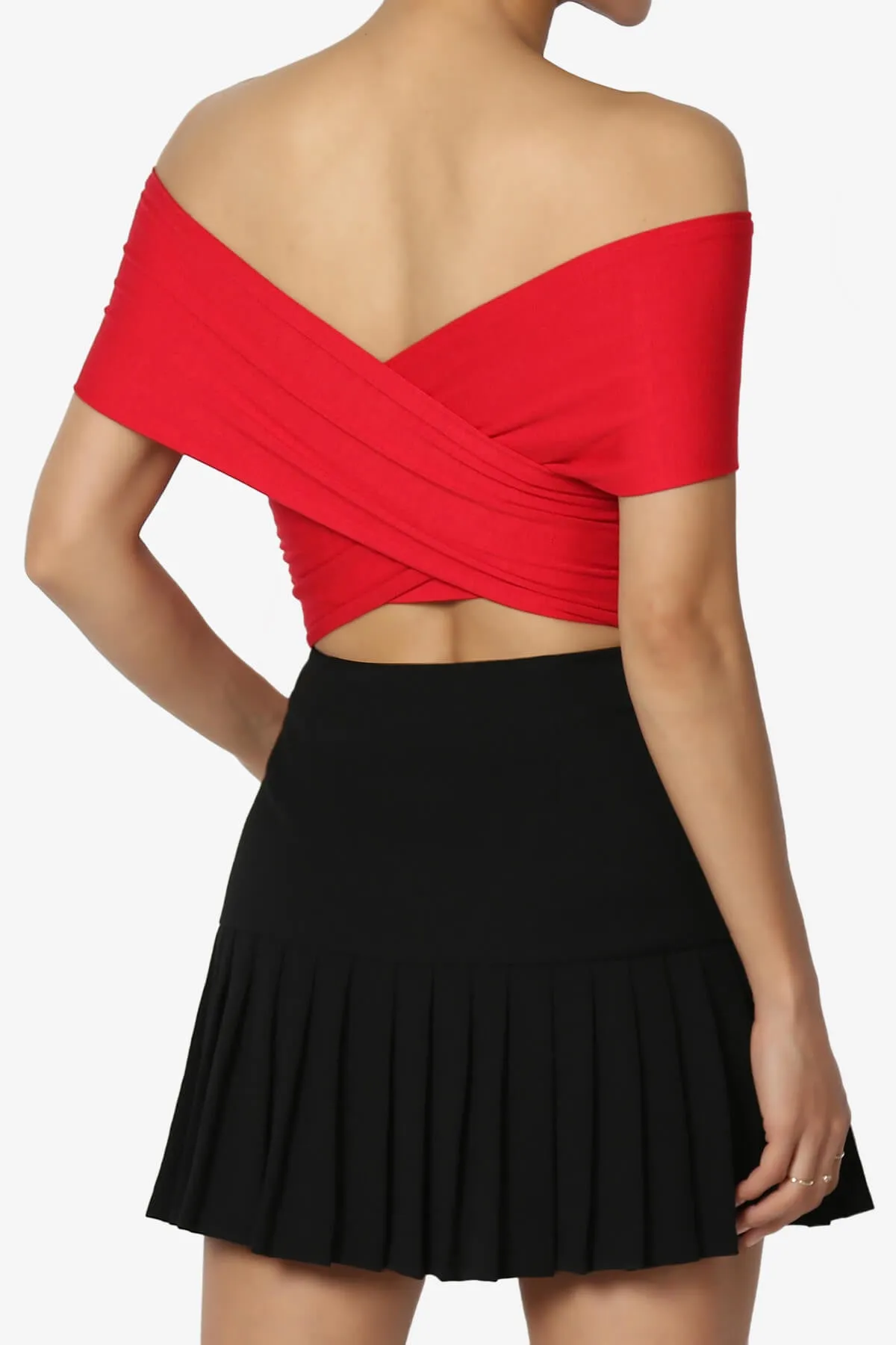 Clementine Multi Way Scarf Wrap Crop Top