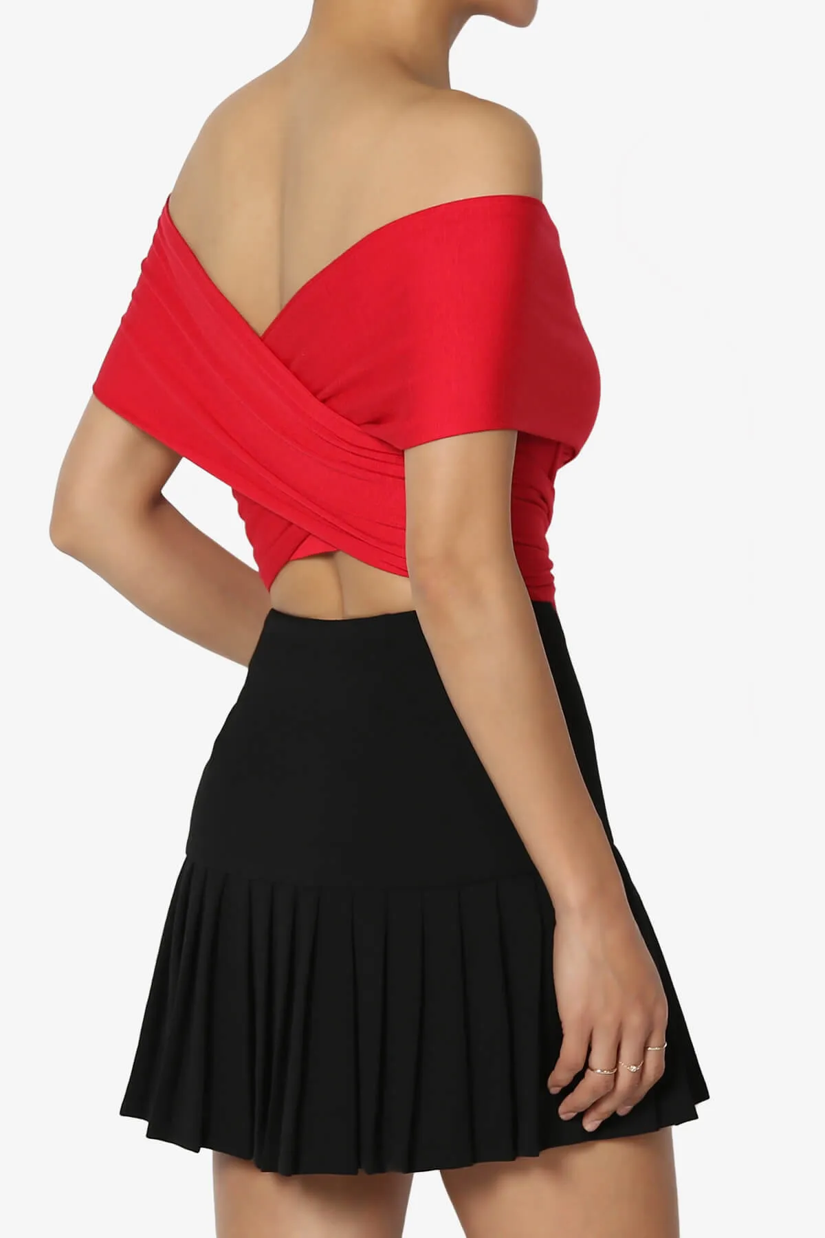 Clementine Multi Way Scarf Wrap Crop Top