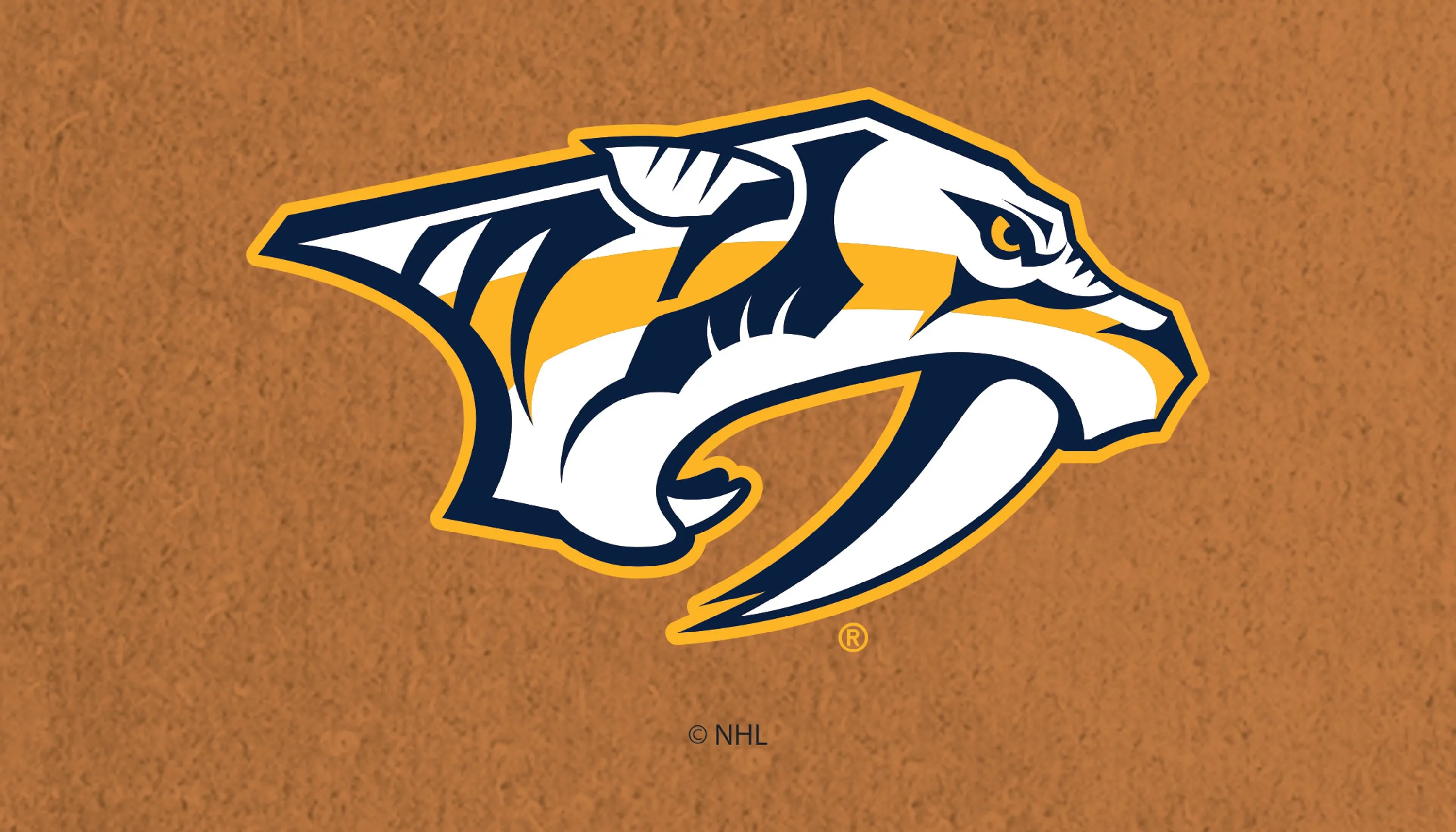 Coir Mat, 16"x28", Nashville Predators,2rm4365usa