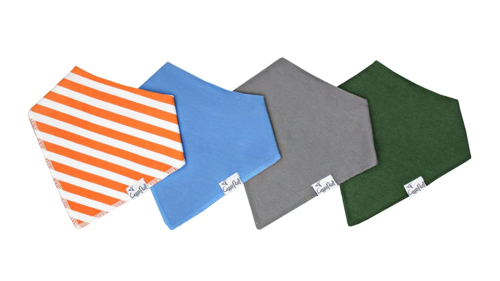 Copper Pearl - Bandana Bib (4 pack) - Jackson