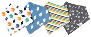 Copper Pearl Quarterback Bandana Bib Set