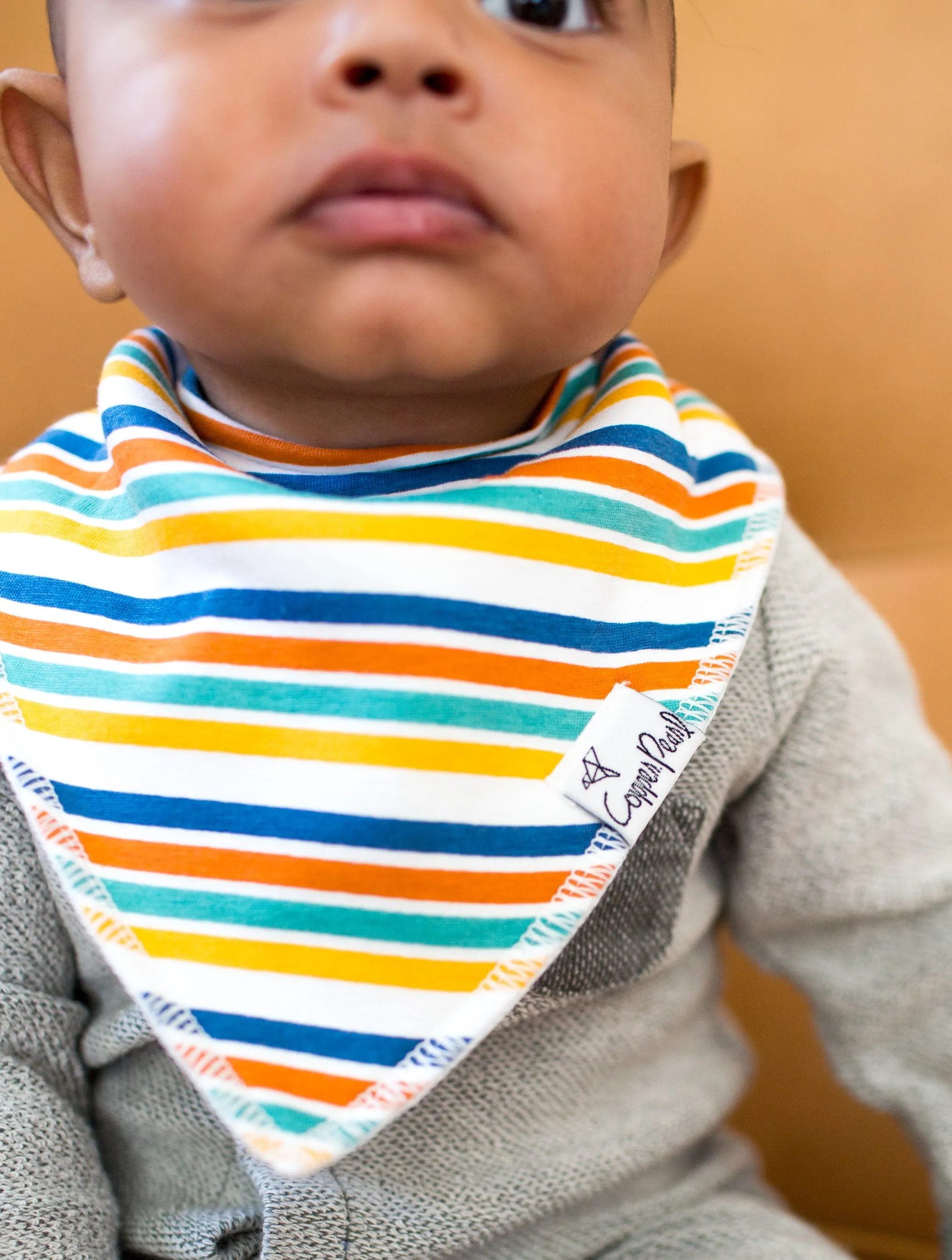 Copper Pearl Quarterback Bandana Bib Set