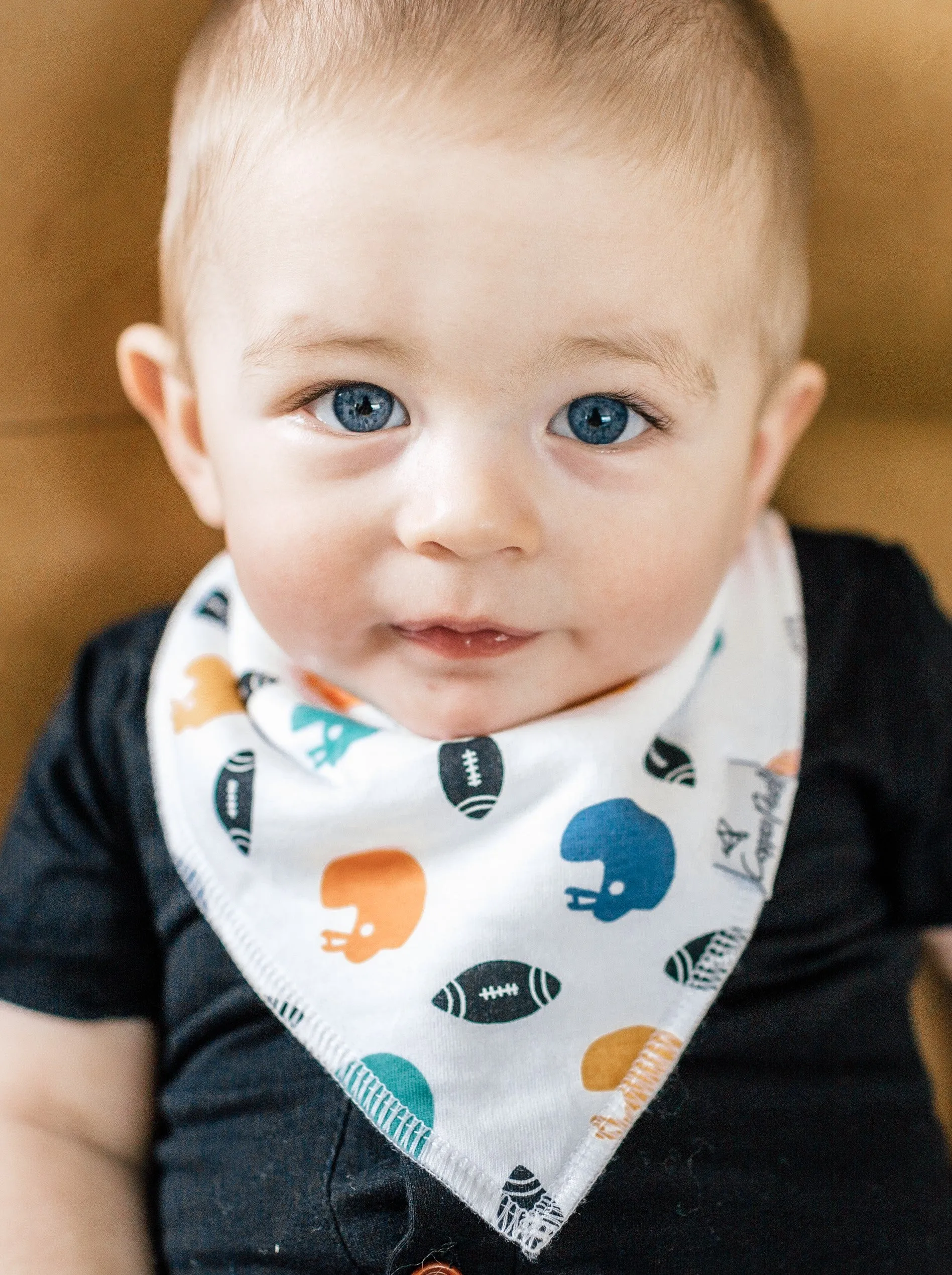 Copper Pearl Quarterback Bandana Bib Set