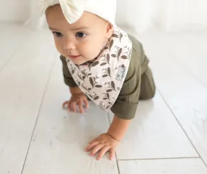 Copper Pearl Single Bandana Bib- Olive
