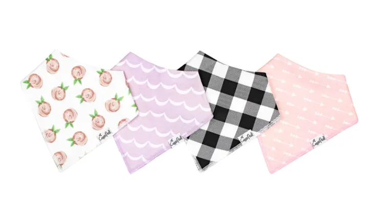 Copper Pearl Single Bandana Bib- Rosie