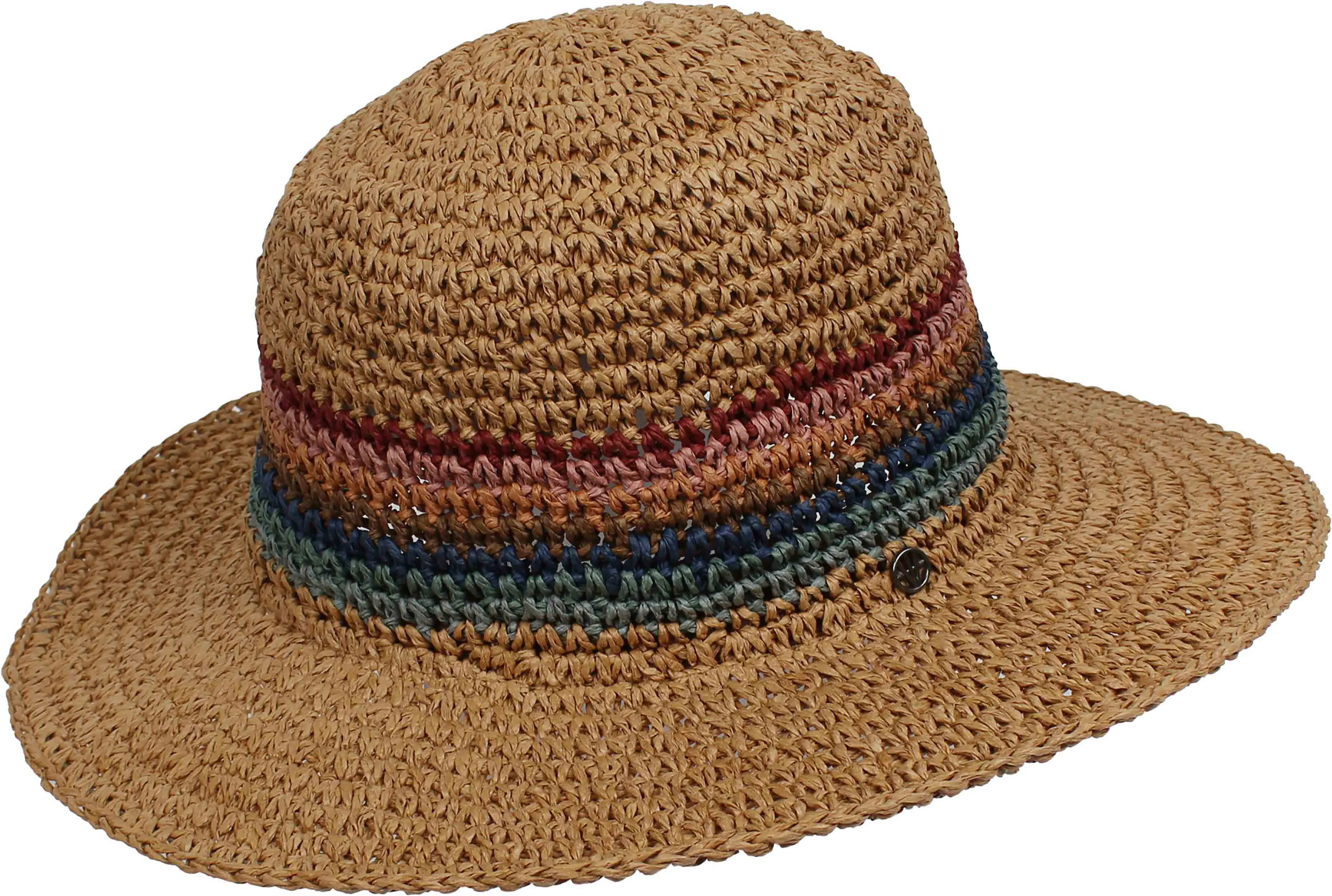Crochet Multi Stripes Fedora