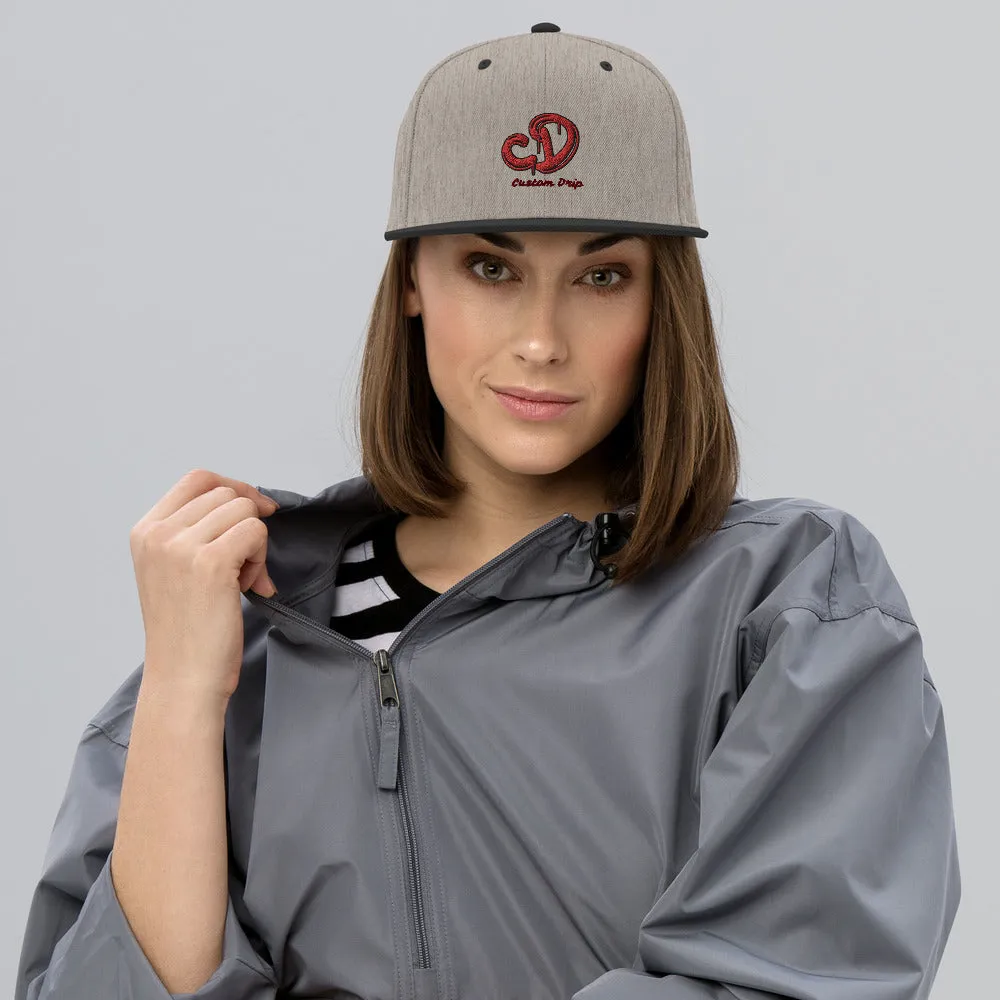 Custom Drips Snapback Hat