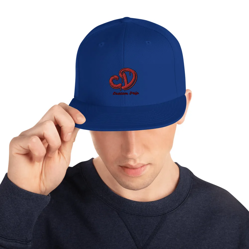Custom Drips Snapback Hat