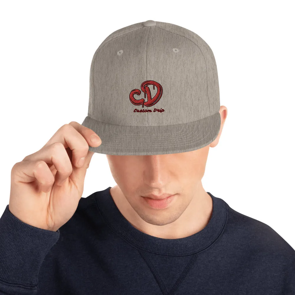 Custom Drips Snapback Hat