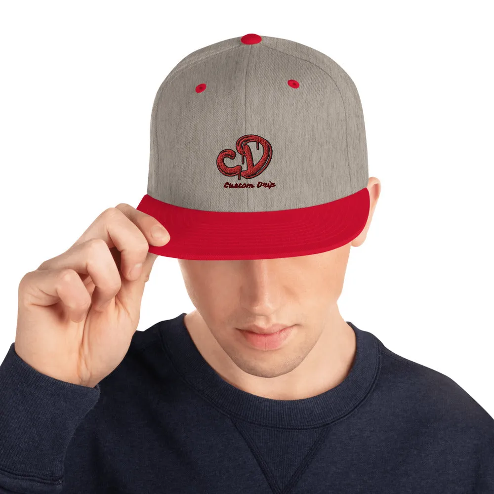Custom Drips Snapback Hat