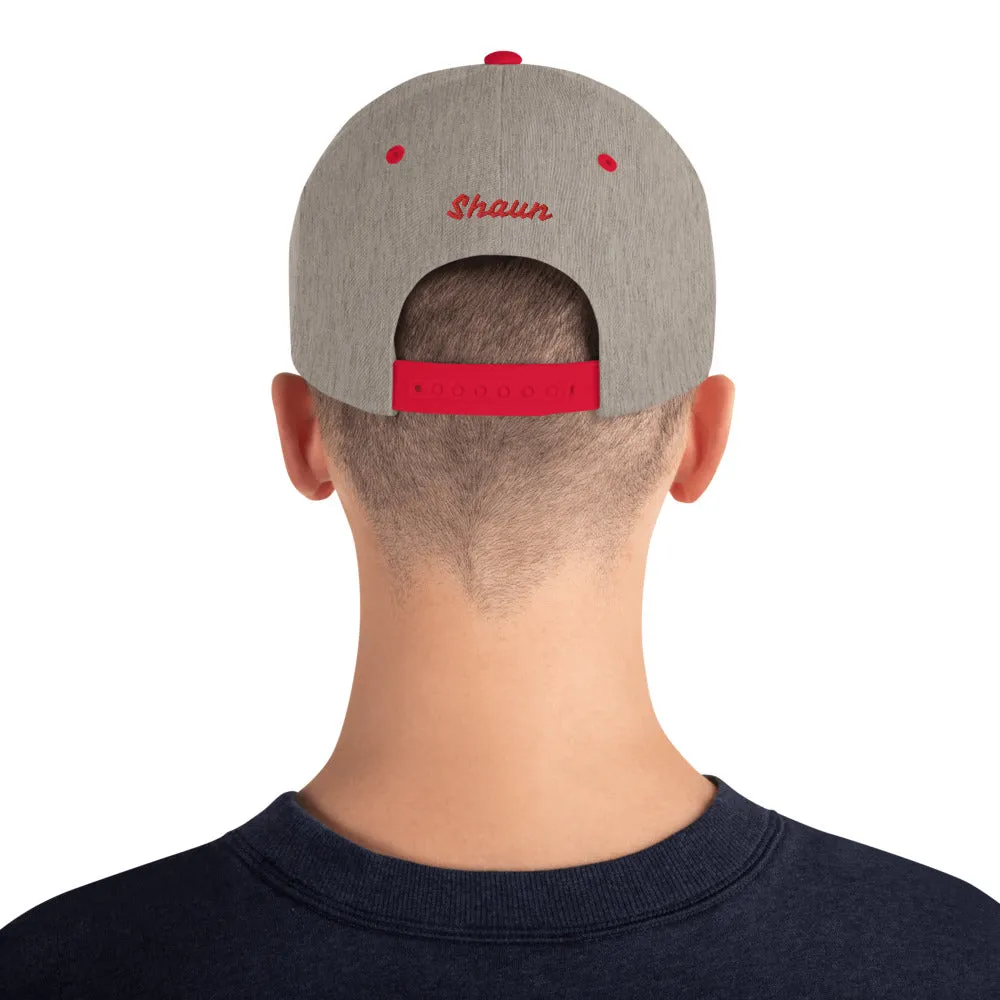 Custom Drips Snapback Hat