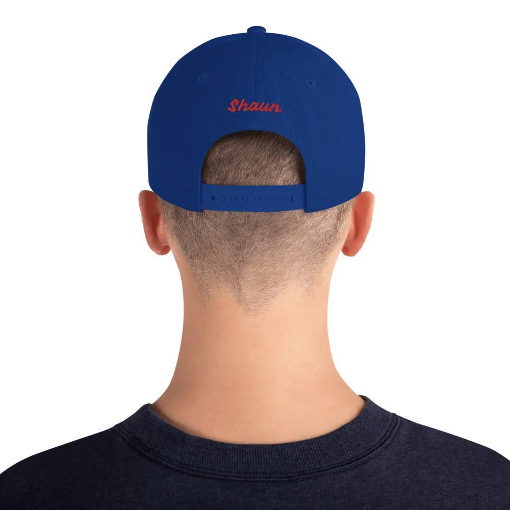 Custom Drips Snapback Hat