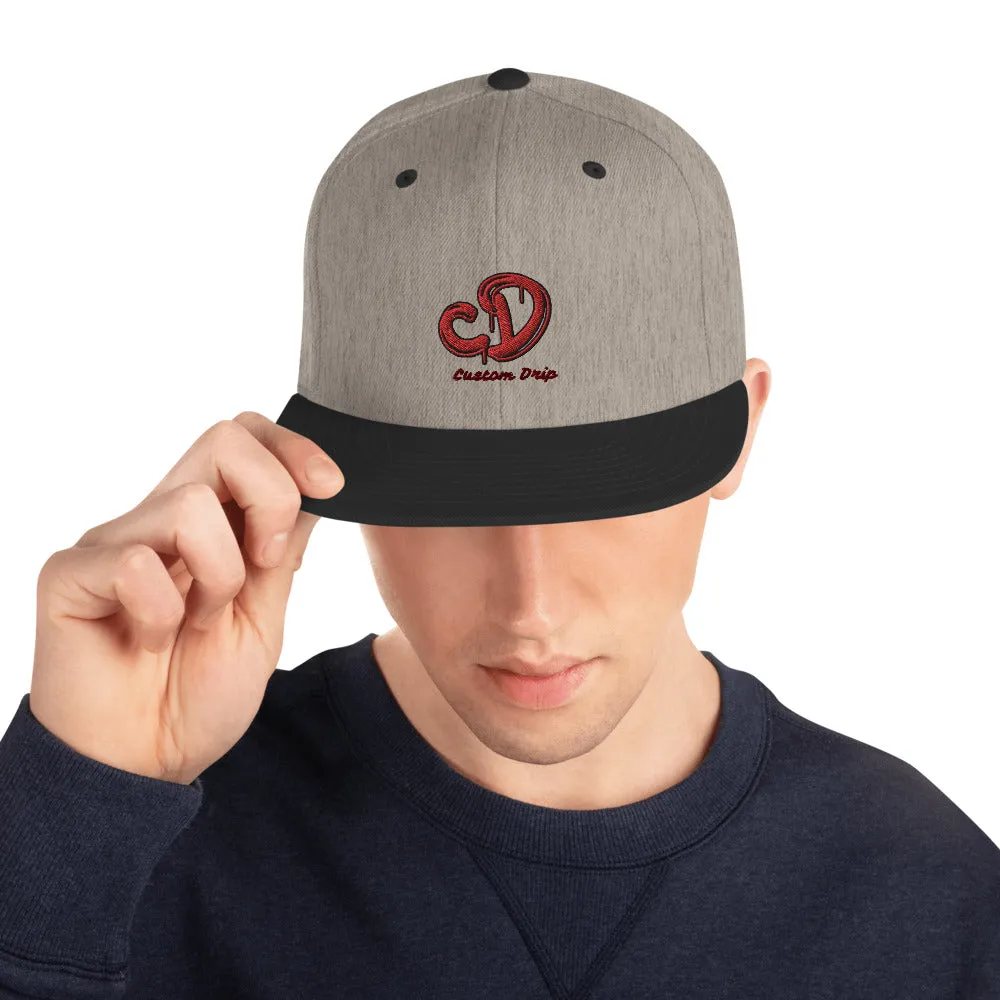 Custom Drips Snapback Hat