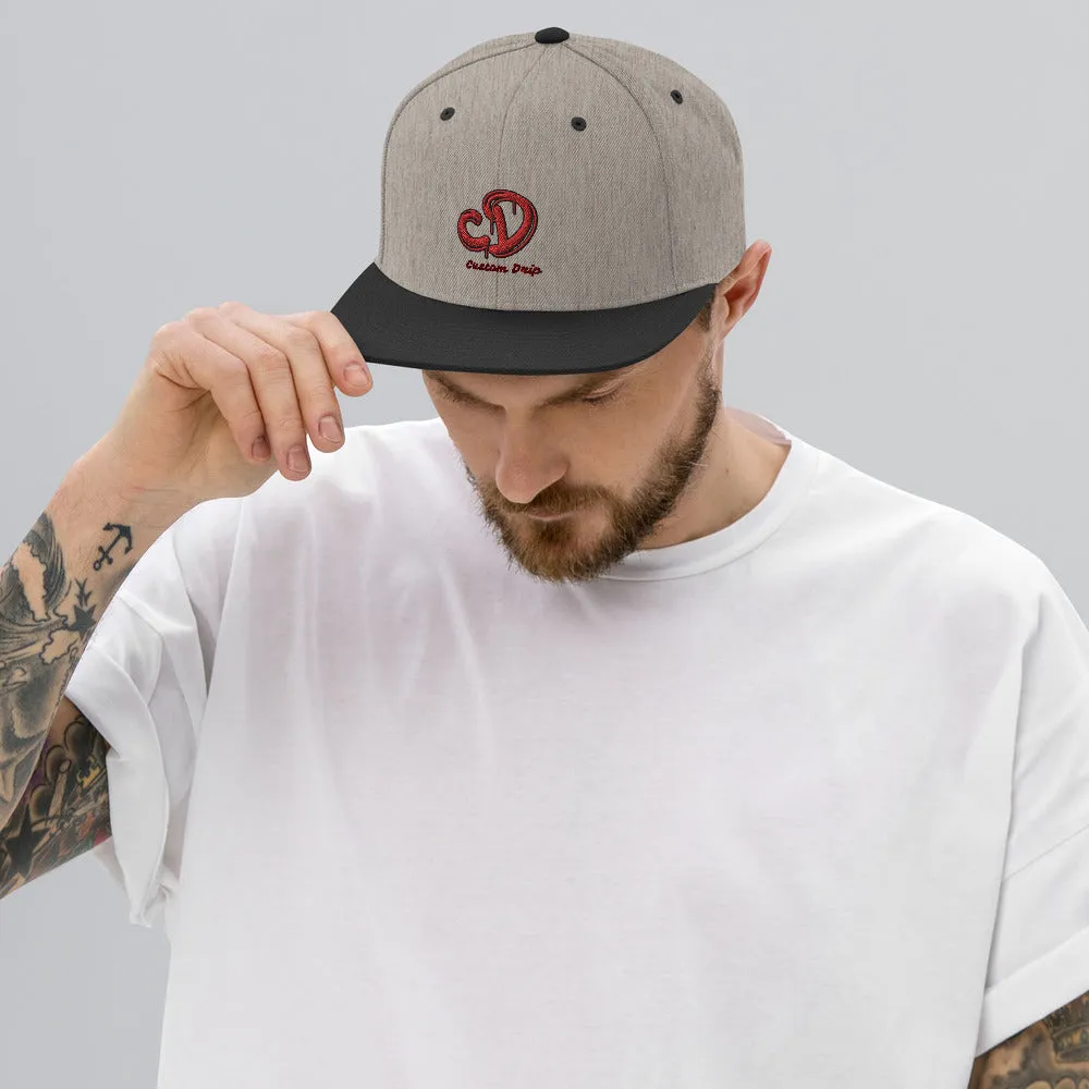 Custom Drips Snapback Hat