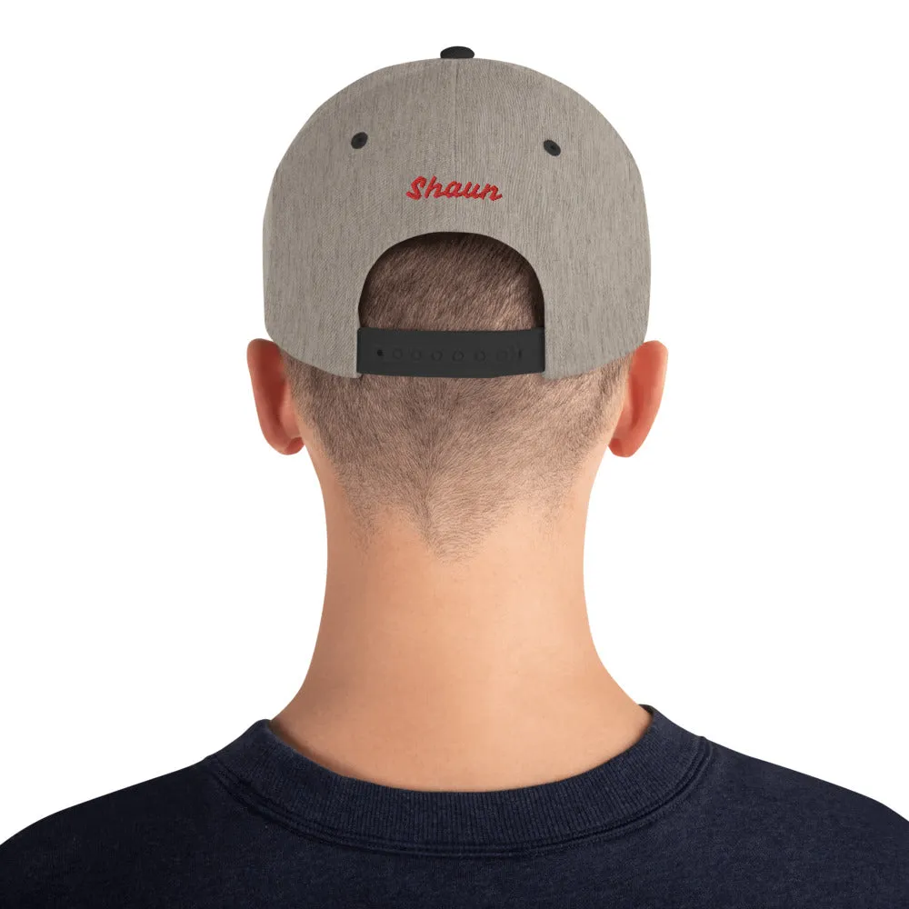 Custom Drips Snapback Hat