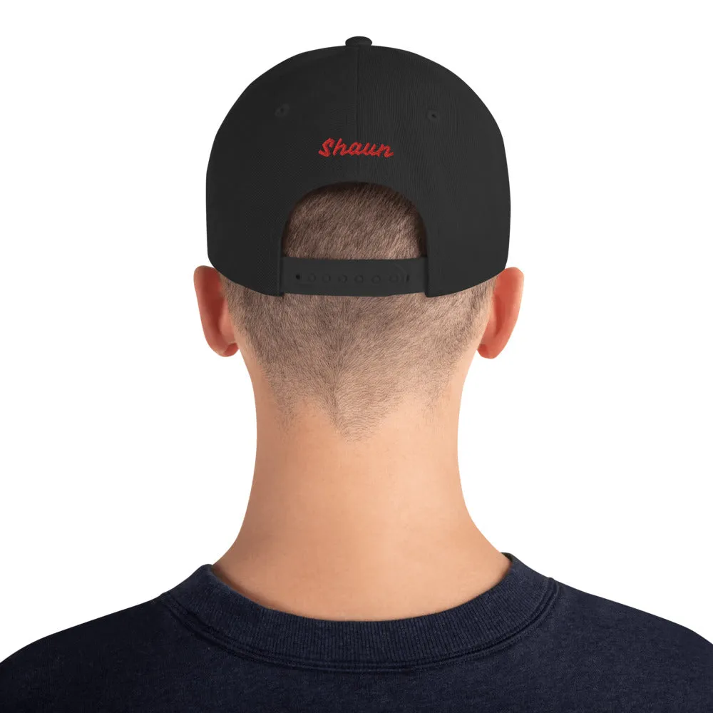Custom Drips Snapback Hat