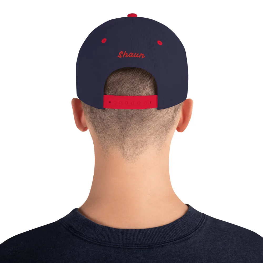 Custom Drips Snapback Hat