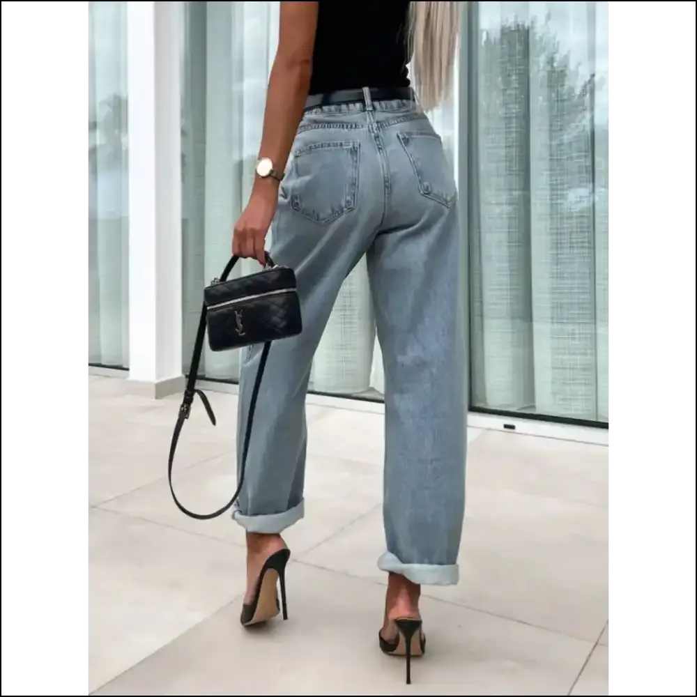Dare to Flare: Chic High Waist Wide Leg Jeans for Life's Fashionable Fails 😂👖
