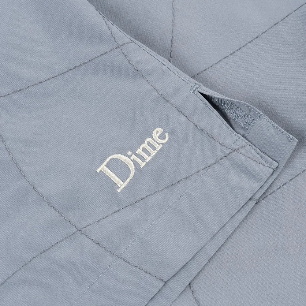 Dime MTL Wave Quilted Shorts Cloud Blue