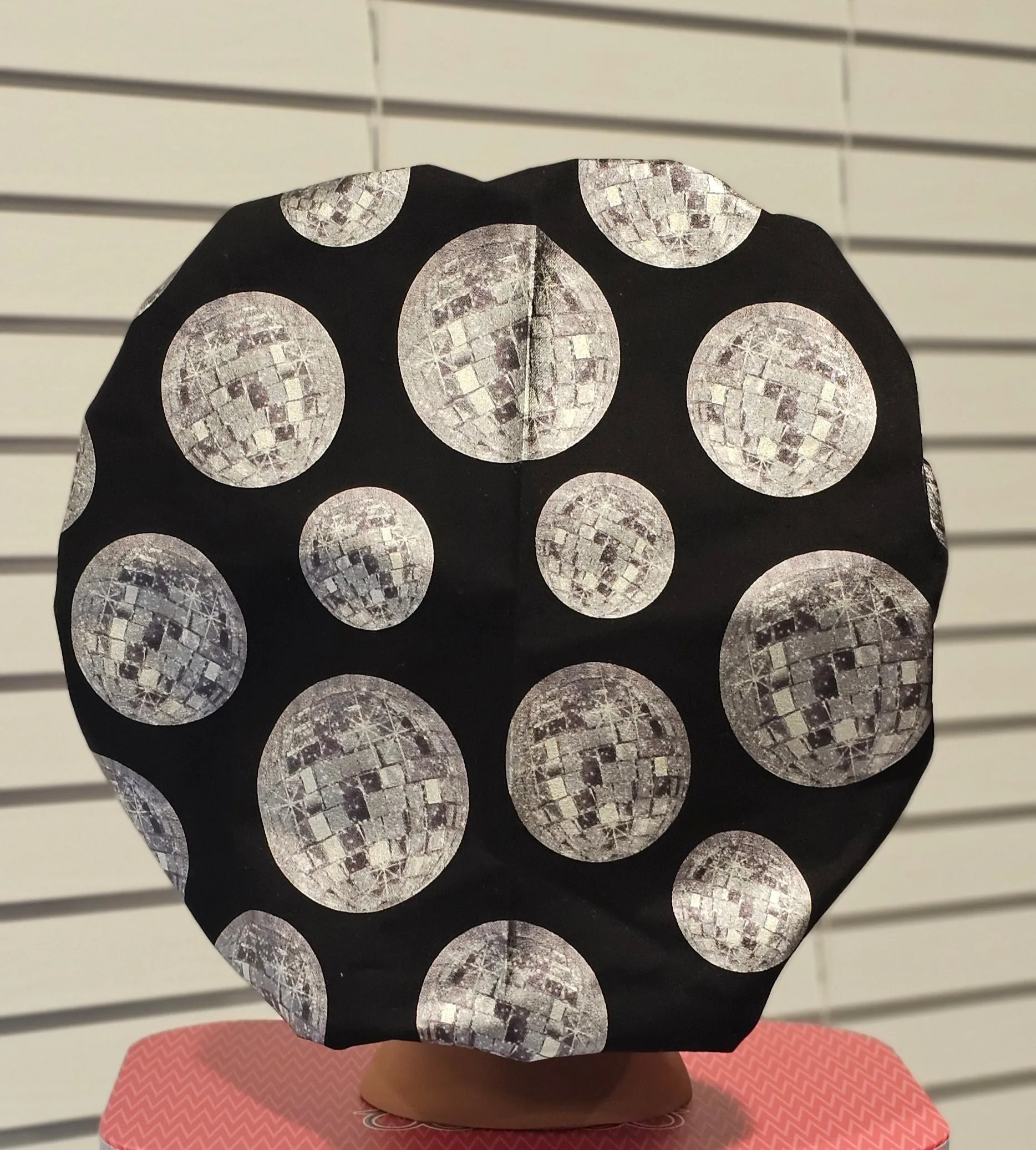 Disco Ball Surgical Scrub Caps