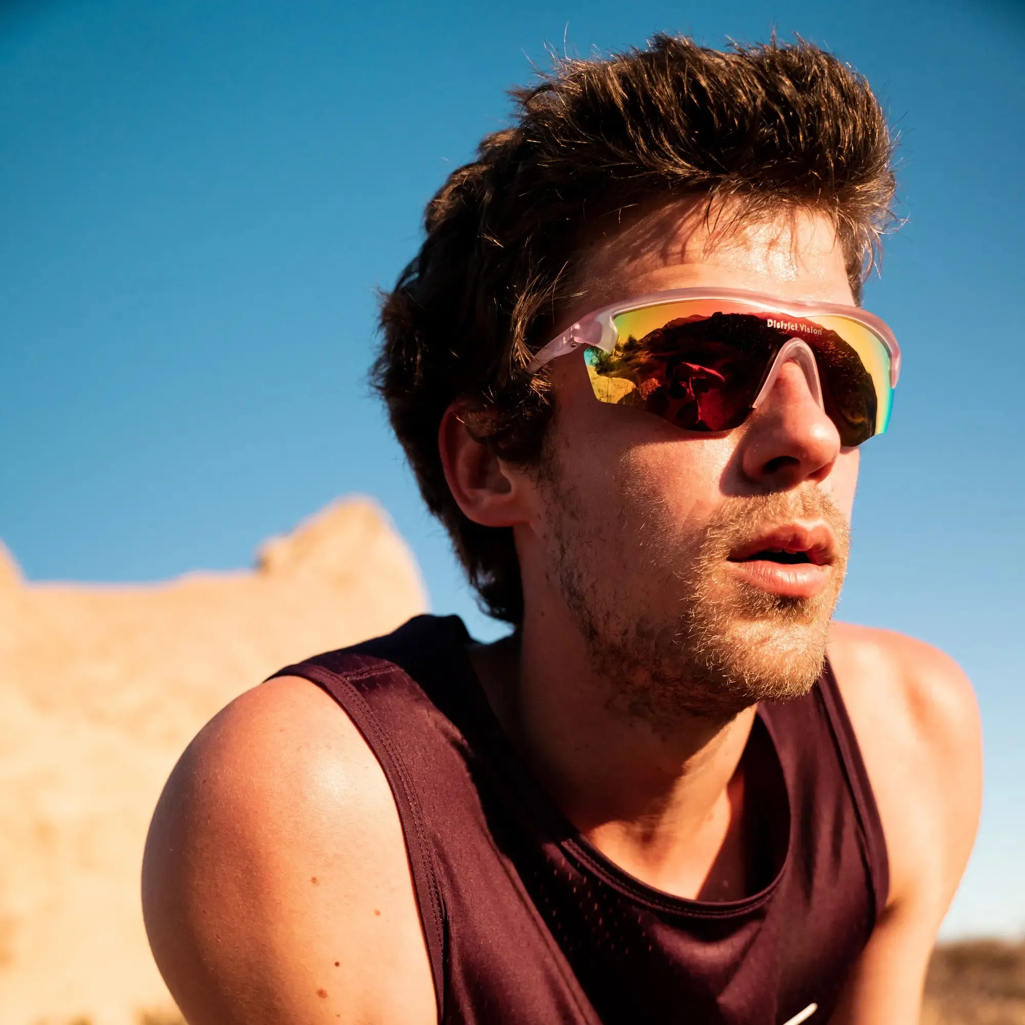 District Vision Junya Racer - Pink Moon (D  Spectral Mirror Lens)