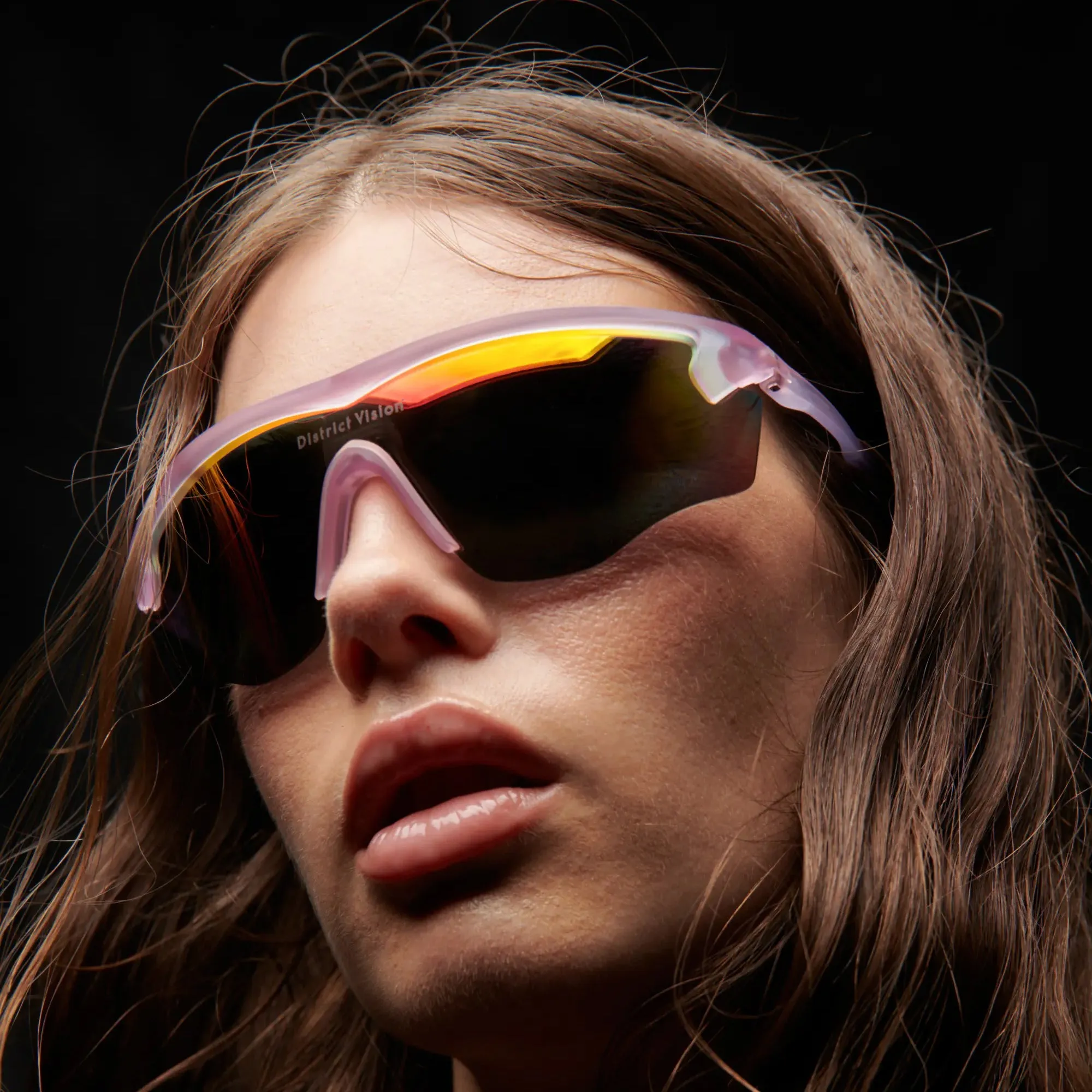 District Vision Junya Racer - Pink Moon (D  Spectral Mirror Lens)