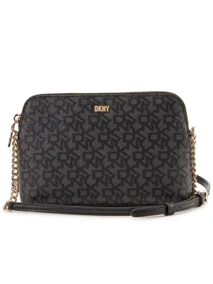 DKNY Women Black Printed Crossbody Bag