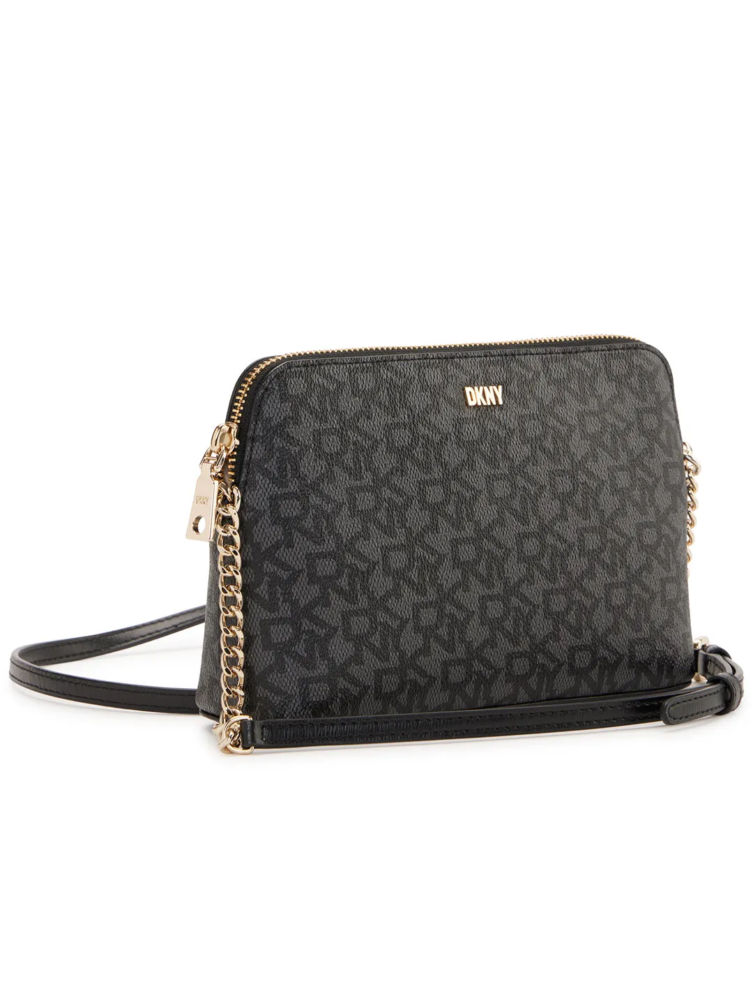 DKNY Women Black Printed Crossbody Bag