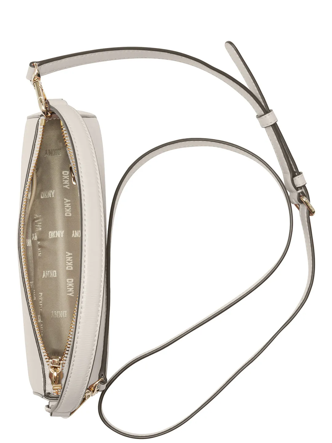 DKNY Women Grey Solid Crossbody Bag