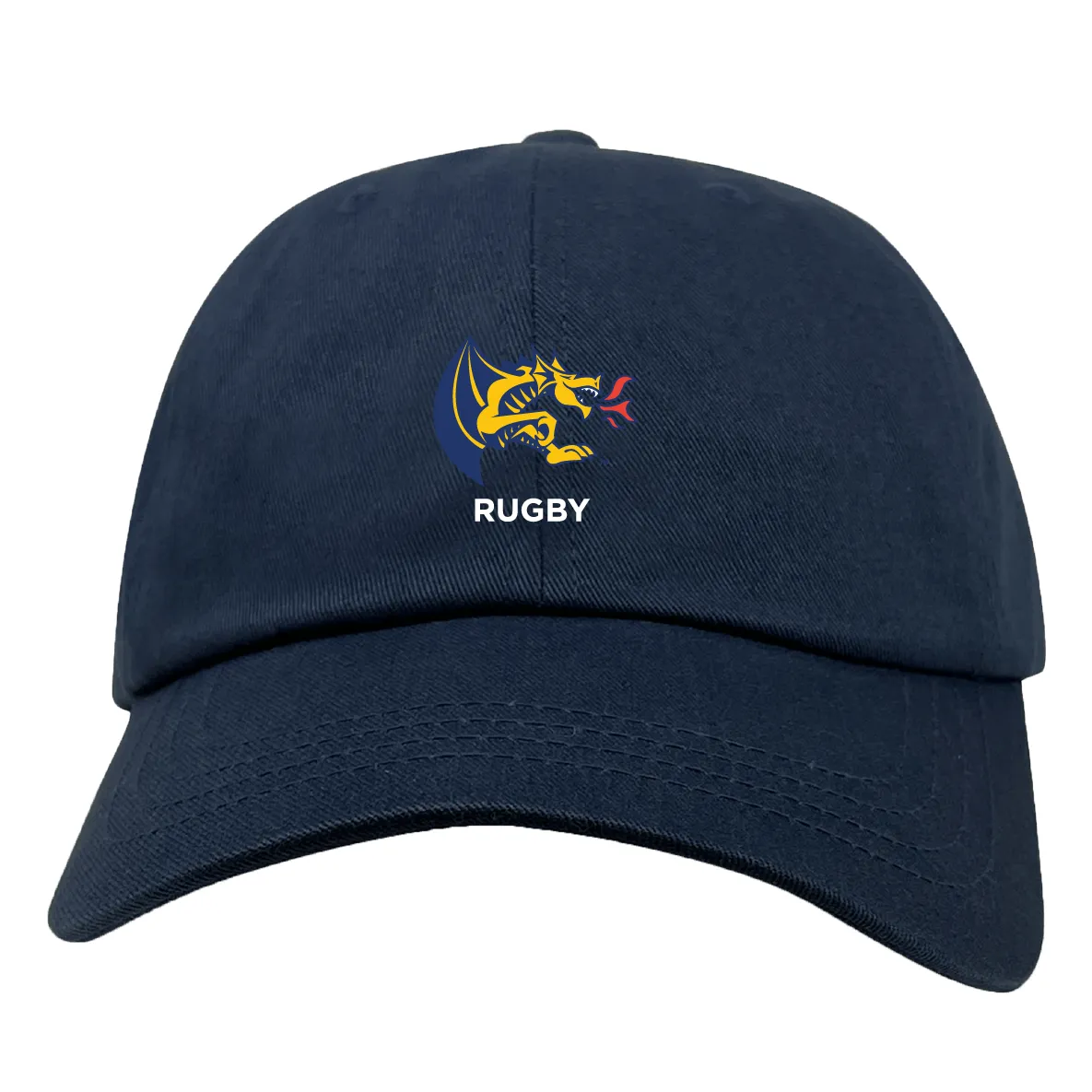Drexel Rugby Adult Low-Profile Cotton Twill Dad Cap