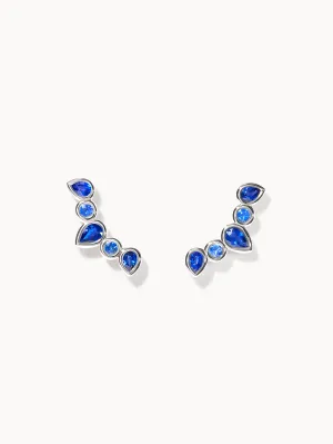 Earrings GYPSY Crawler 'Ocean' 'Ocean'