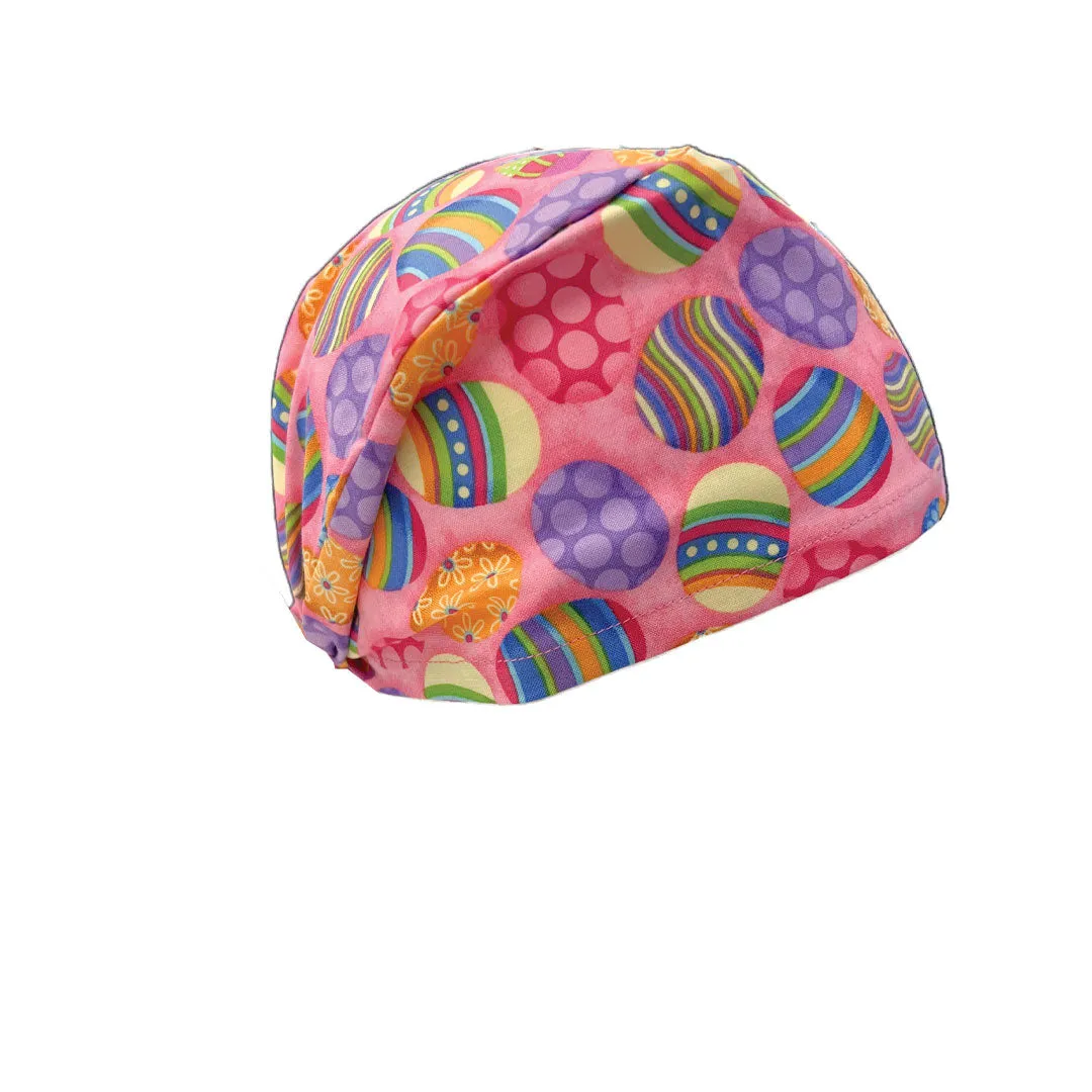 Easter Patterned Scrub Caps - 1015