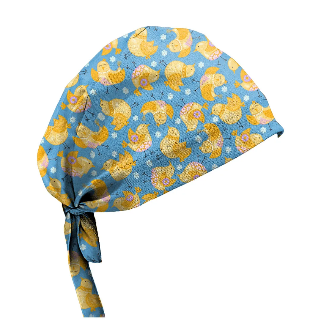 Easter Patterned Scrub Caps - 1015