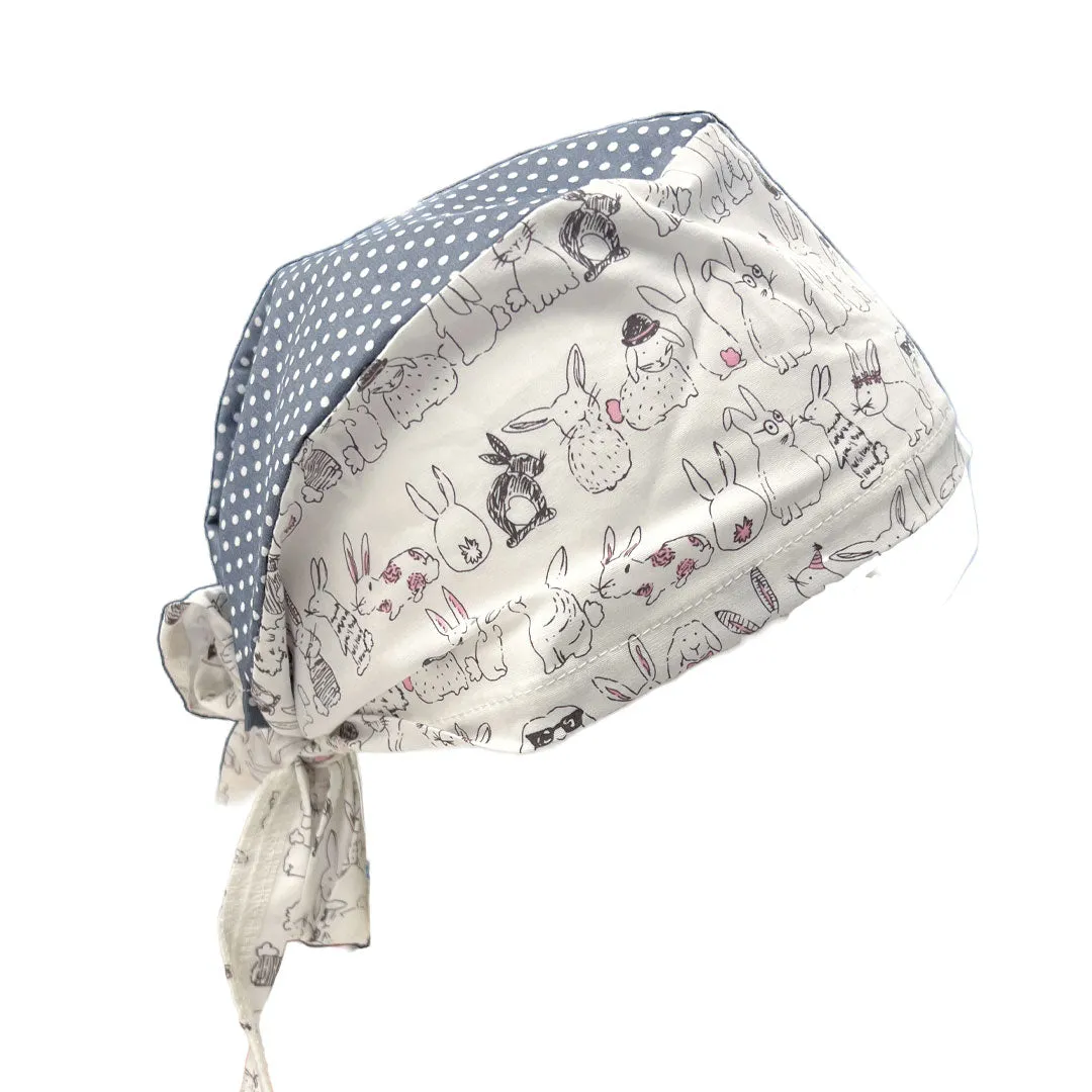 Easter Patterned Scrub Caps - 1015