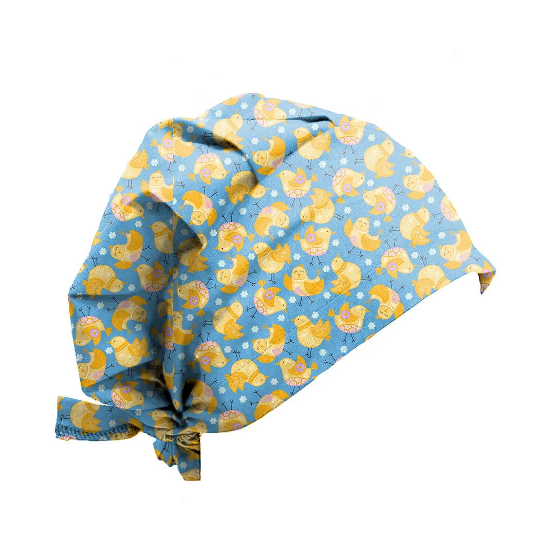 Easter Patterned Scrub Caps - 1015